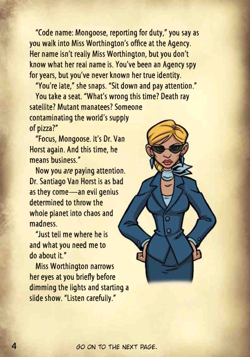 Agent Mongoose and the Hypno-beam Scheme — page 1