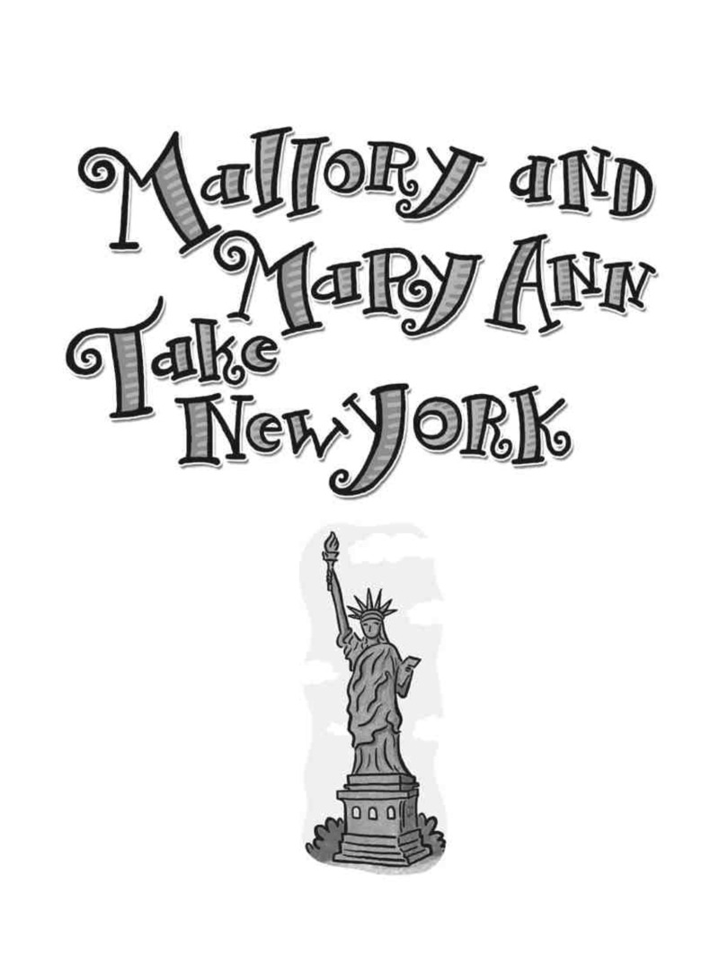 Mallory and Mary Ann Take New York book cover