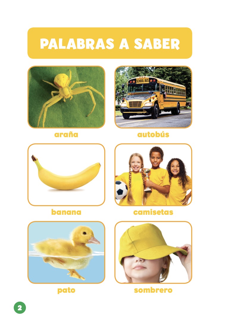 Diversión con colores: Amarillo — page 1