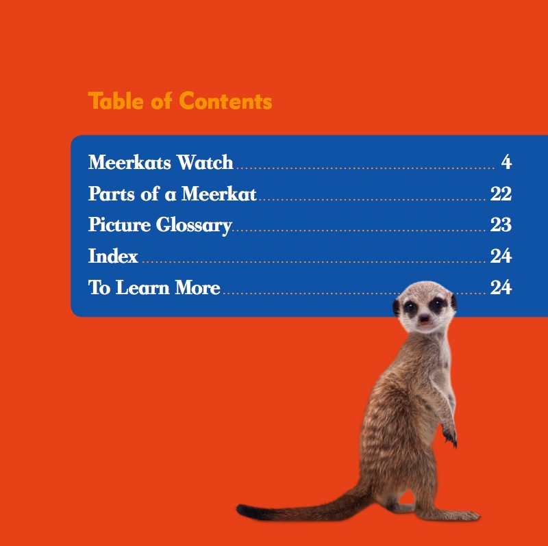 My First Animal Library: Meerkats book cover