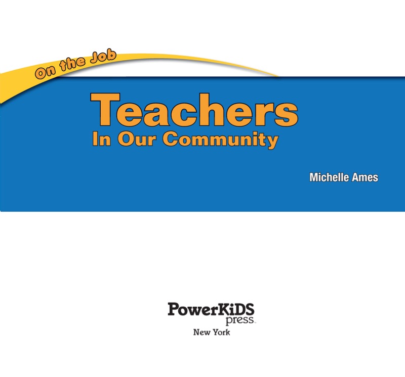 Teachers in Our Community book cover