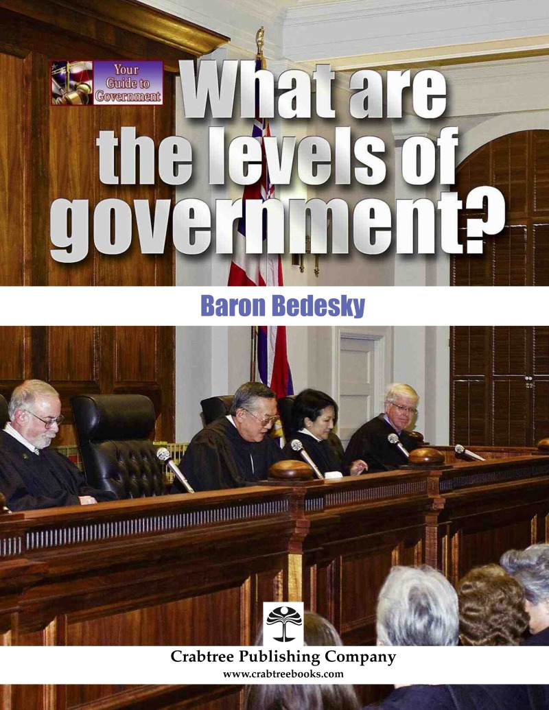 What are the Levels of Government? book cover