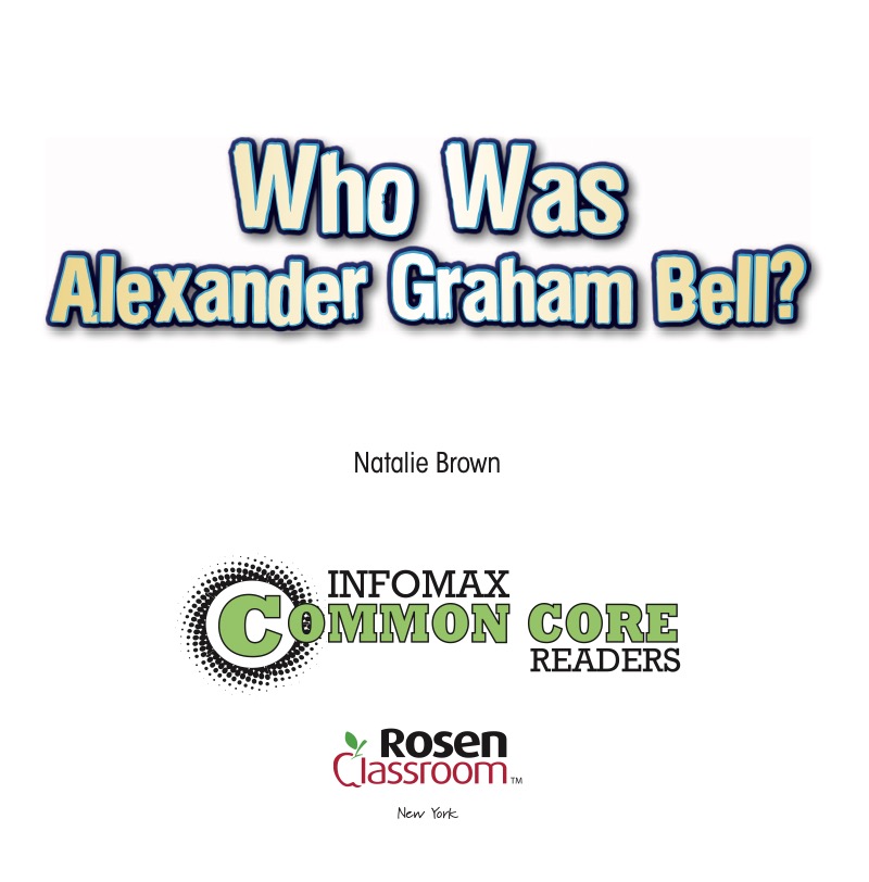 Who Was Alexander Graham Bell? book cover