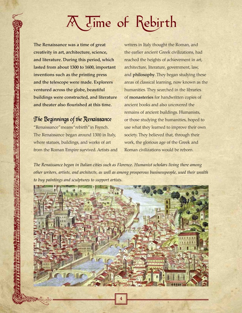 The Renaissance in Europe — page 1