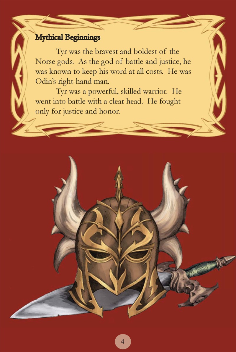 Short Tales Norse Myths: Tyr — page 1