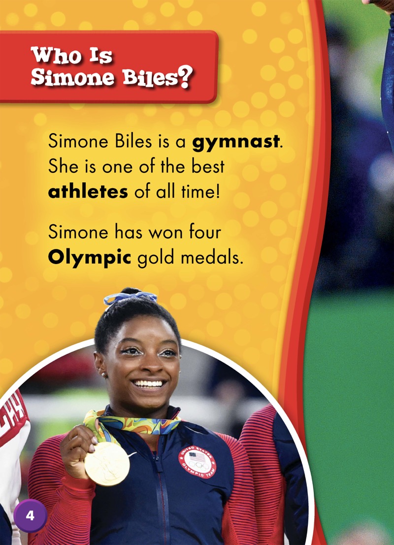 Simone Biles: Olympic Gymnast — page 1