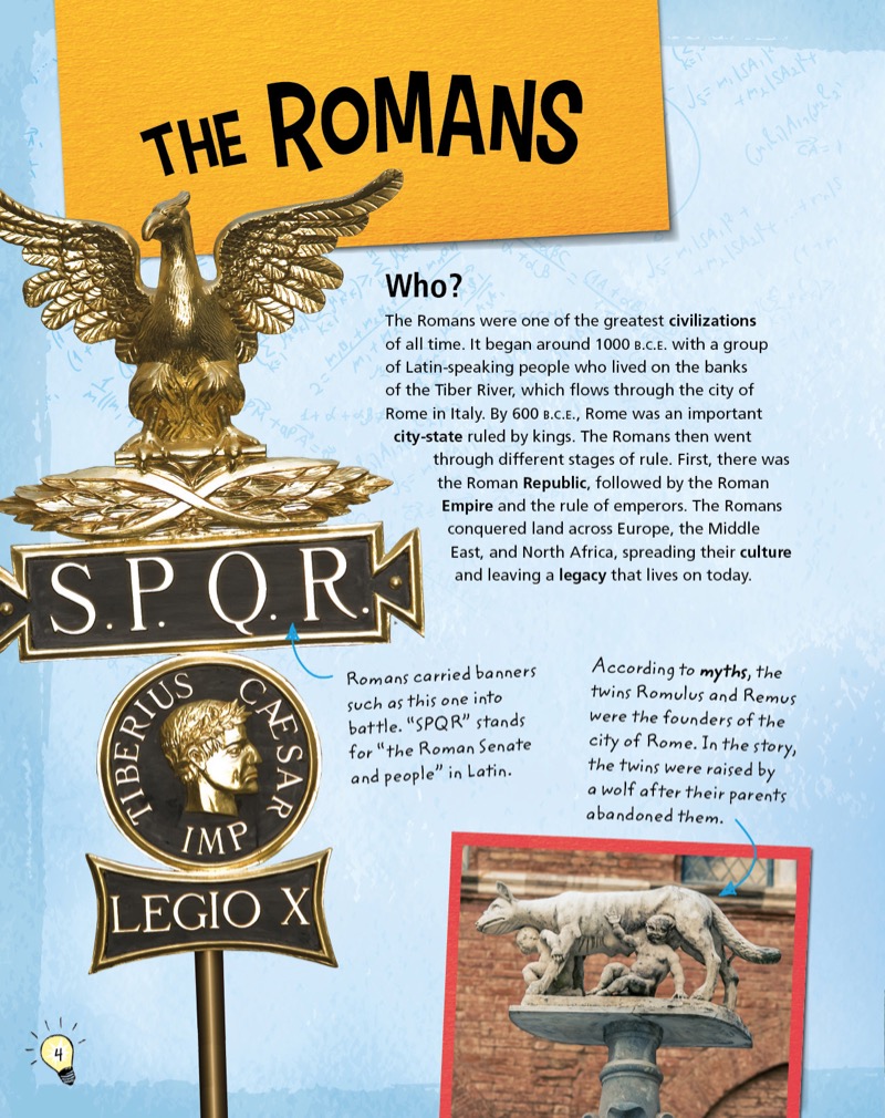 The Genius of the Romans — page 1