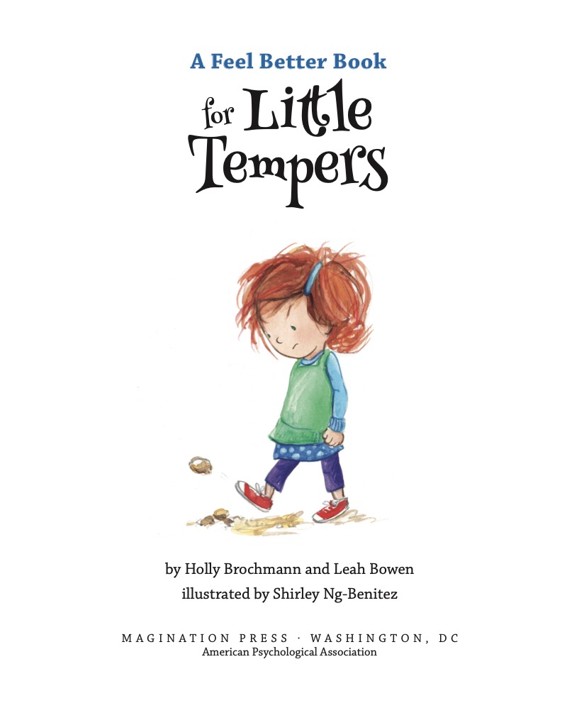 A Feel Better Book for Little Tempers book cover