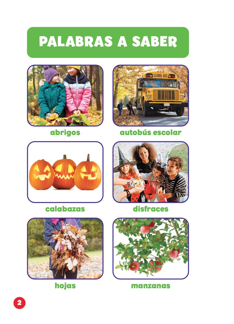 Lo que veo en el otoño (What I See in Fall) — page 1
