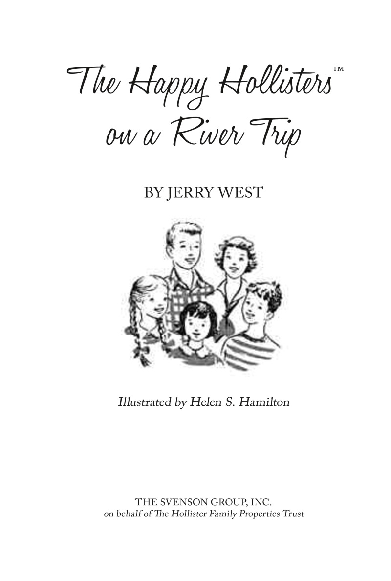 The Happy Hollisters on a River Trip book cover