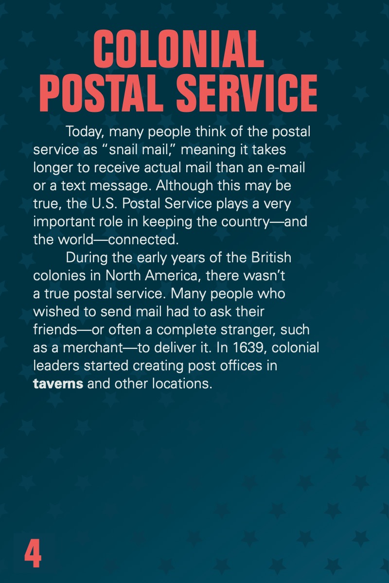 The U.S. Postal Service — page 1