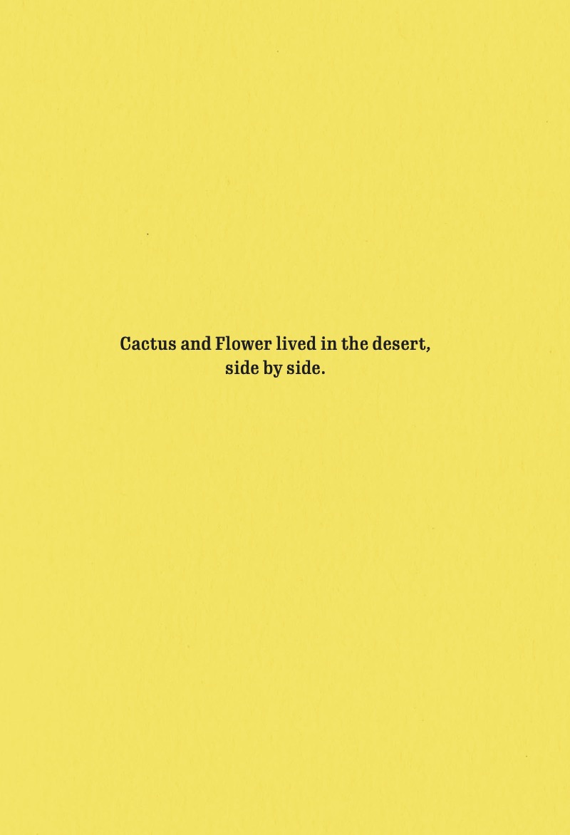 Cactus and Flower: A Book About Life Cycles — page 1