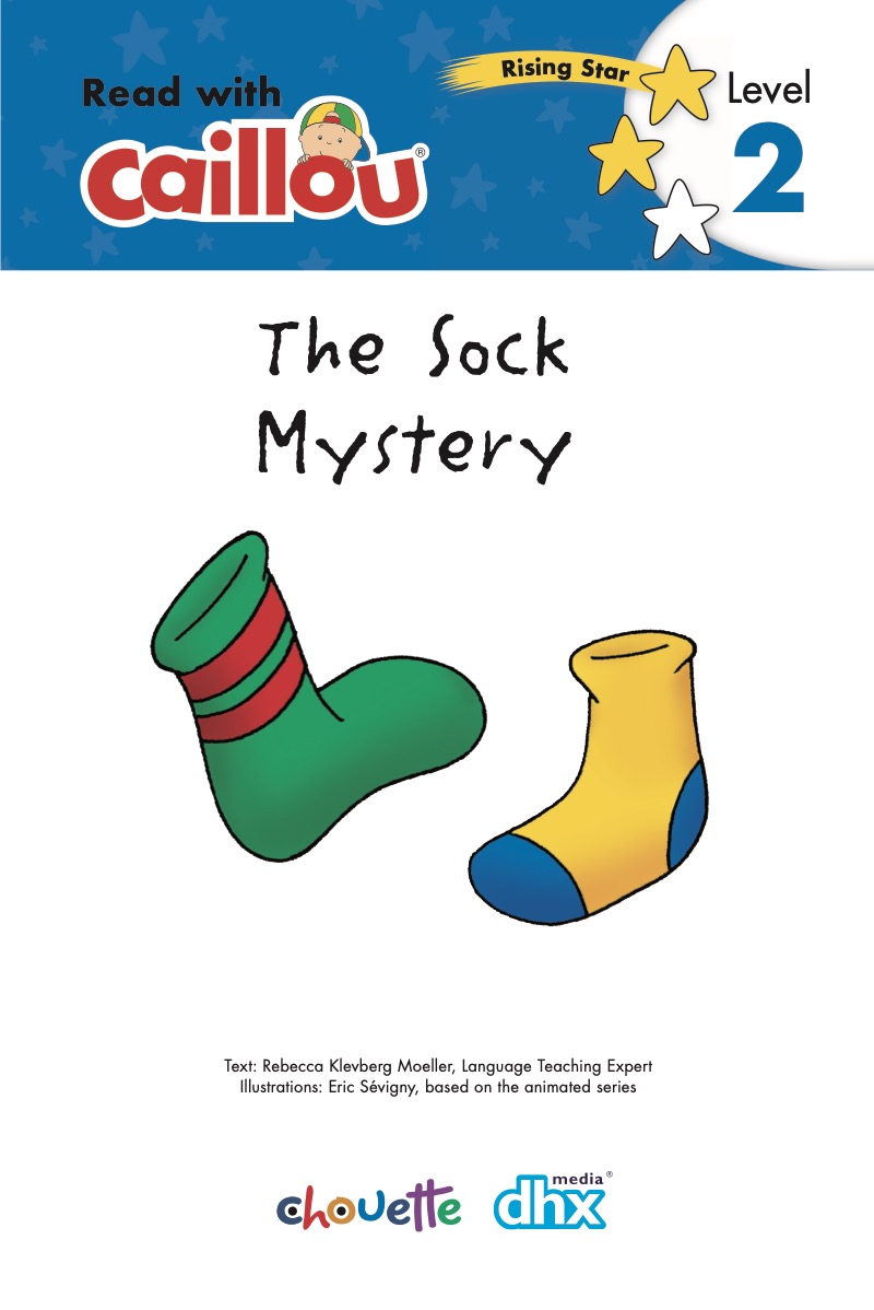 Caillou: The Sock Mystery book cover