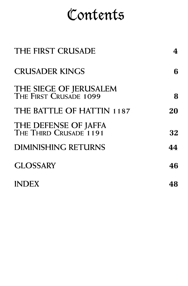 Crusades (Graphic Medieval History) book cover
