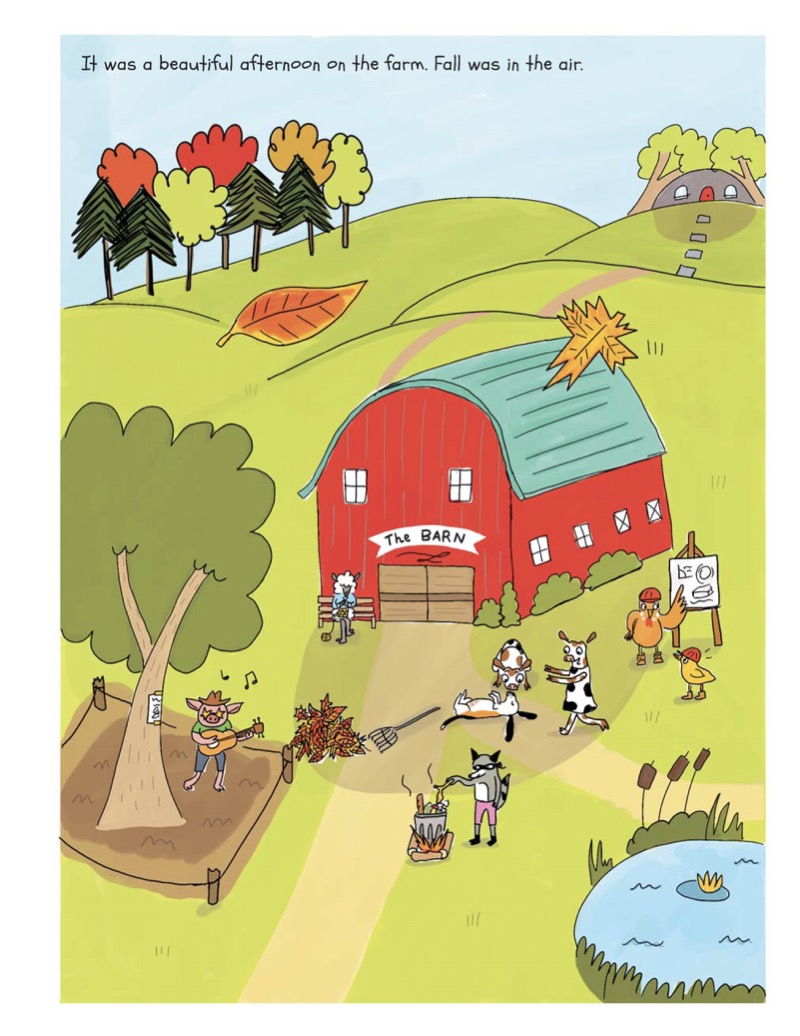 Farm Crimes!: The Moo-sterious Disappearance of Cow — page 1