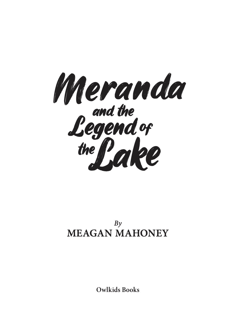Meranda and the Legend of the Lake book cover