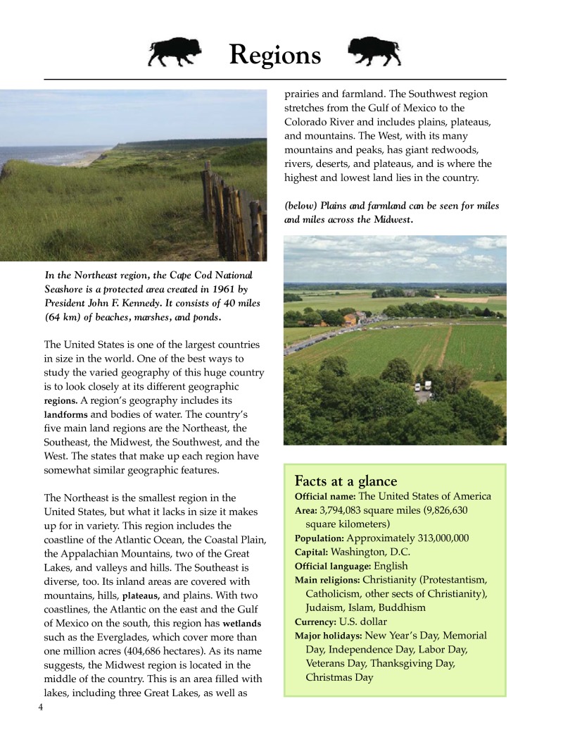 United States: The Land — page 1