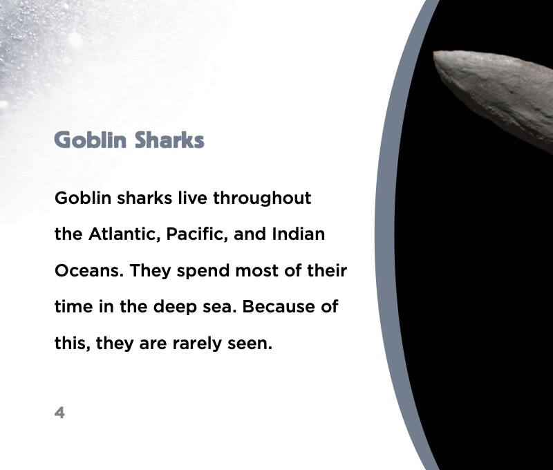 Spooky Animals: Goblin Sharks — page 1