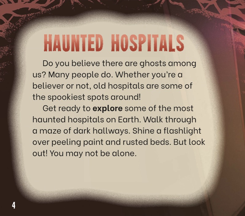 Spooky Spots: Spooky Hospitals — page 1