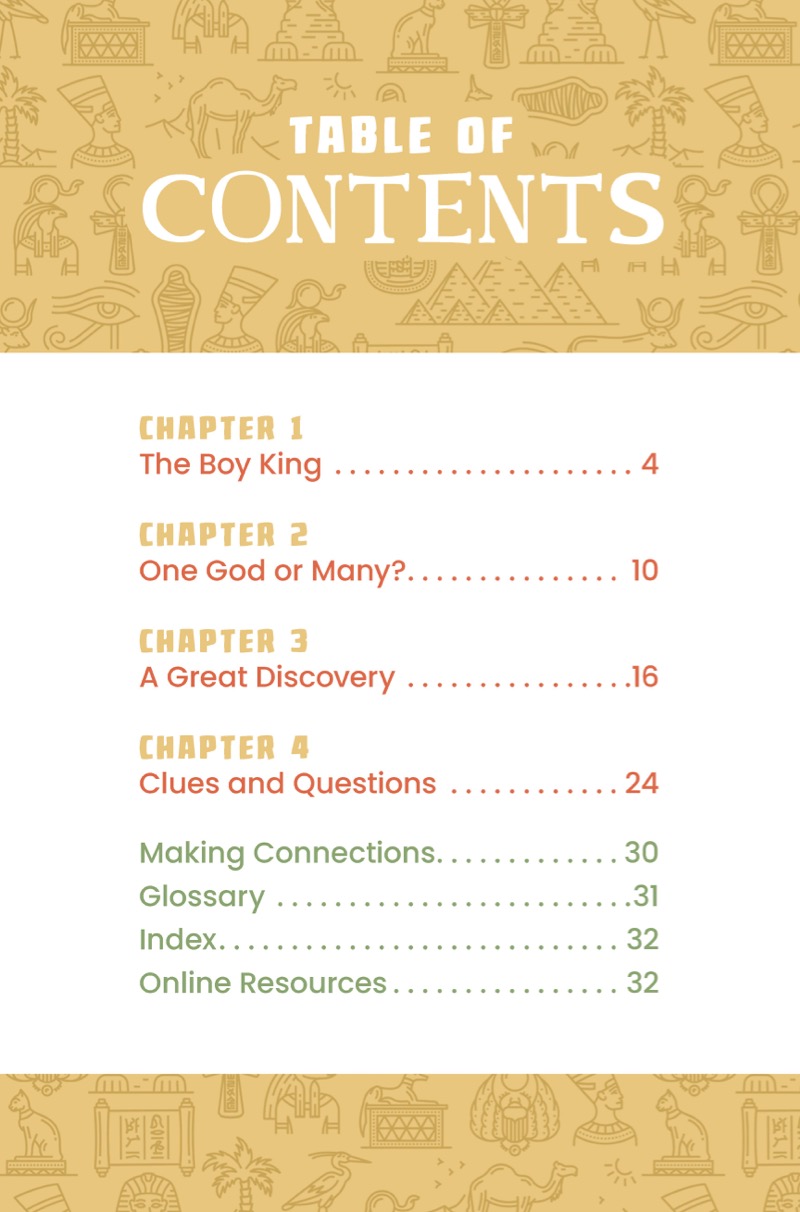 Ancient Egypt: King Tut book cover