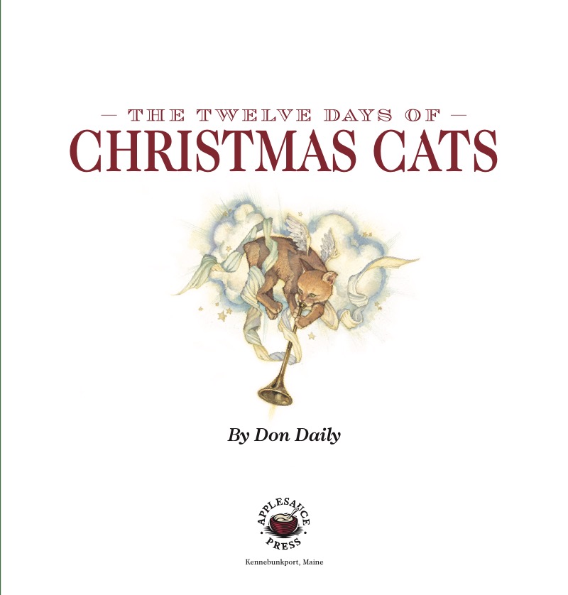 The Twelve Days of Christmas Cats book cover