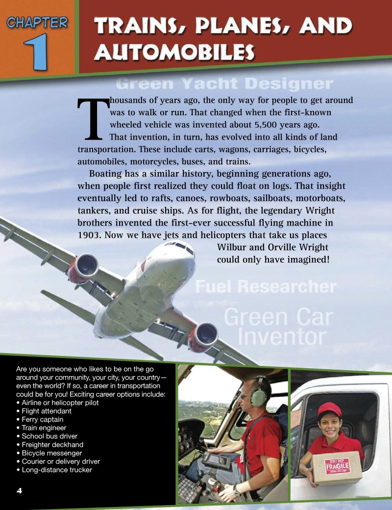 Green Ways of Getting Around: Careers in Transportation — page 1