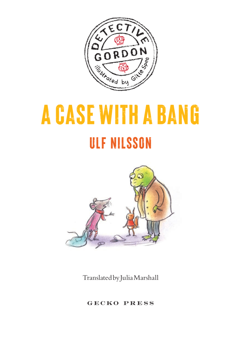 Detective Gordon: A Case With a Bang book cover
