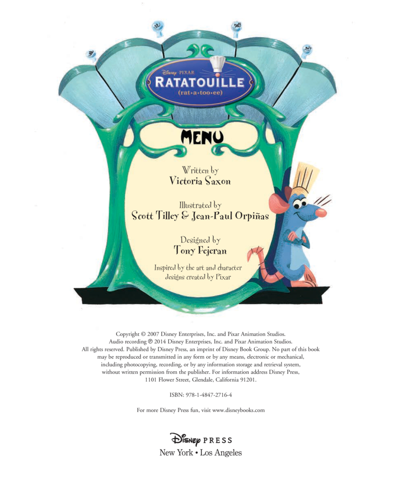 Ratatouille book cover