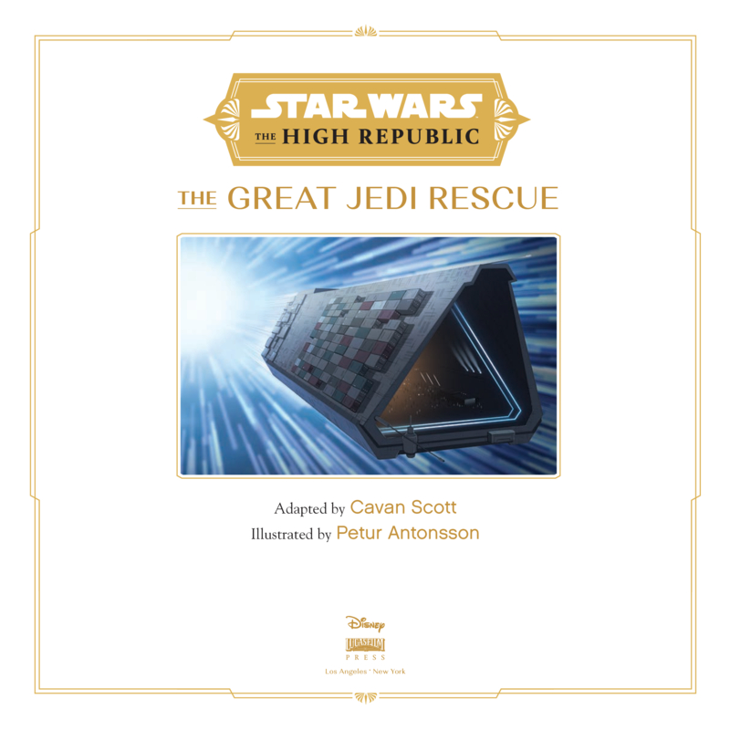 Star Wars: The Great Jedi Rescue book cover