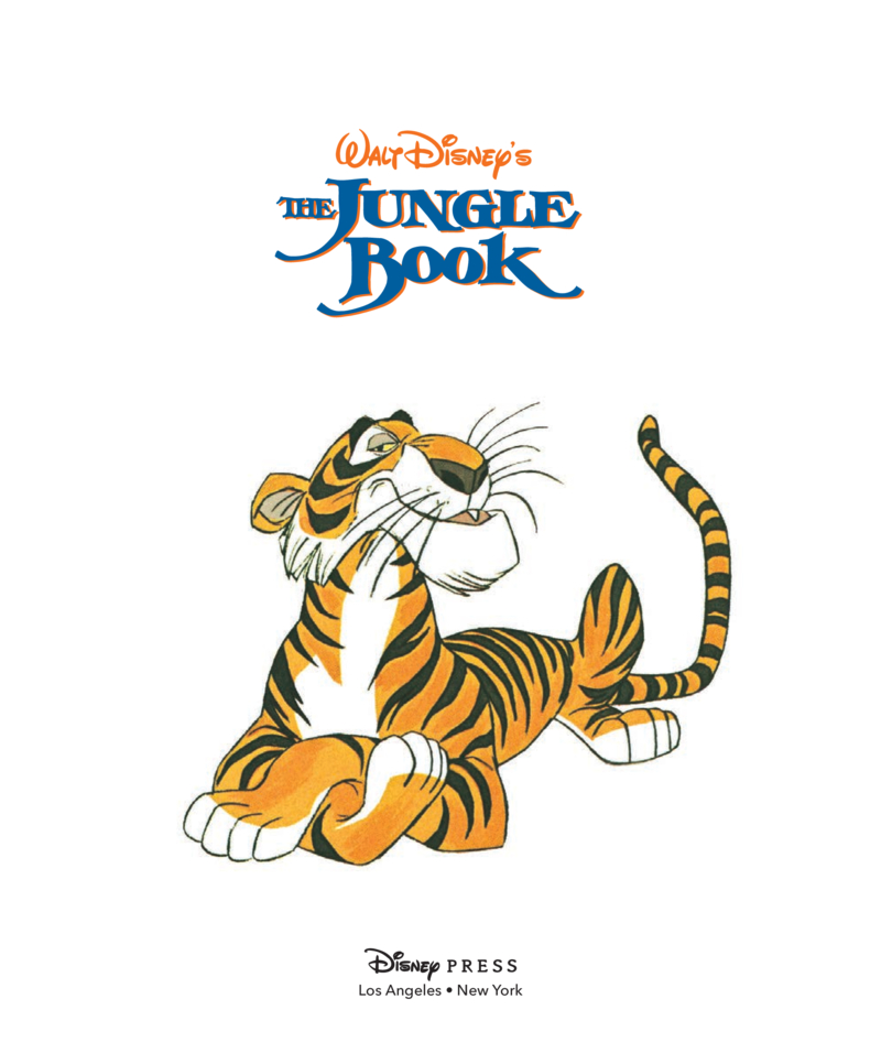 Walt Disney's The Jungle Book book cover