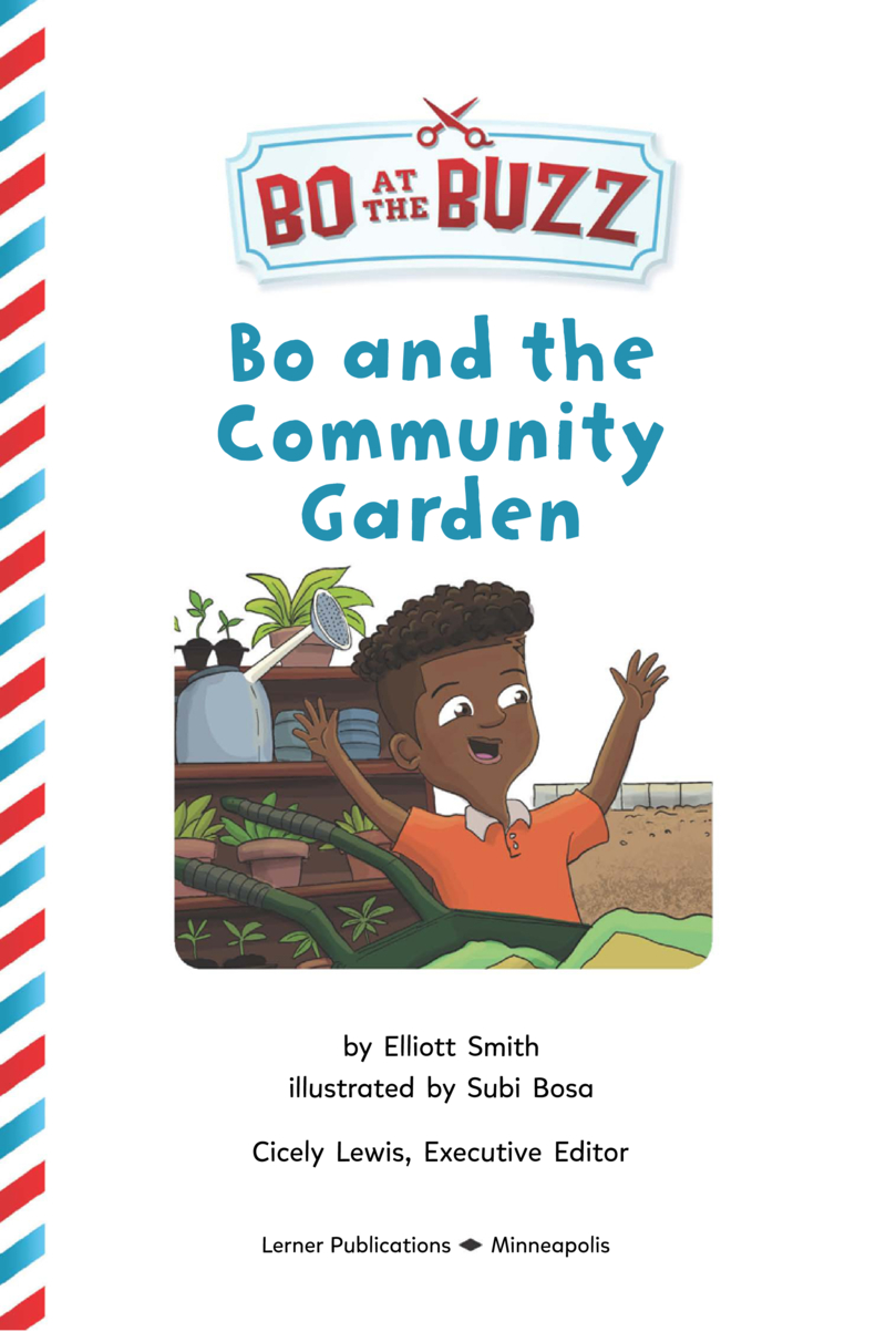 Bo and the Community Garden book cover