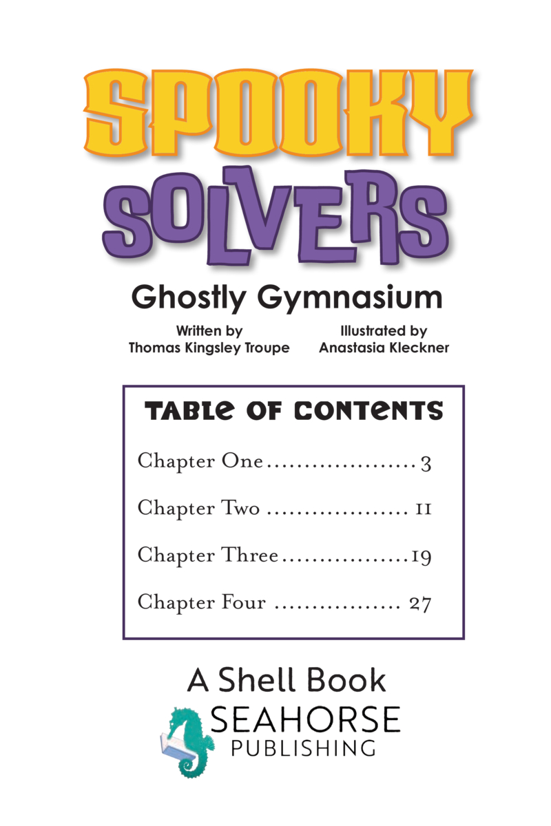 Spooky Solvers: Ghostly Gymnasium book cover