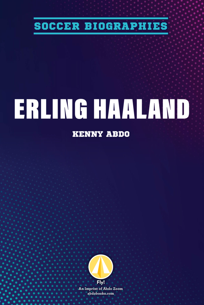 Erling Haaland book cover