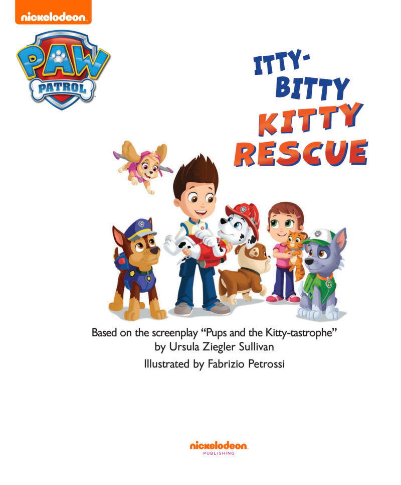 PAW Patrol: Itty Bitty Kitty Rescue book cover