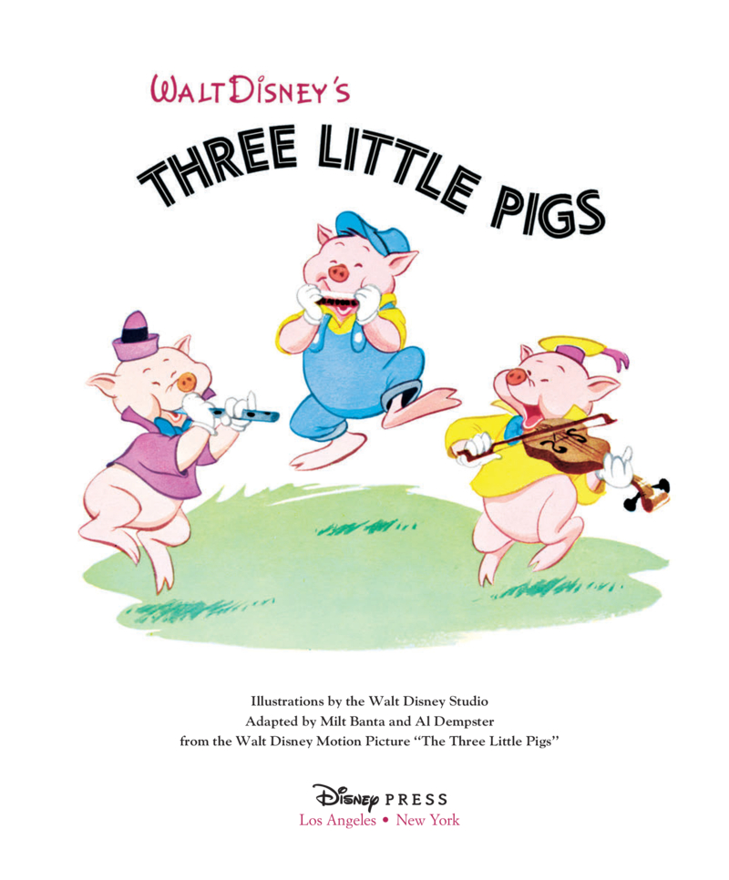 Three Little Pigs book cover