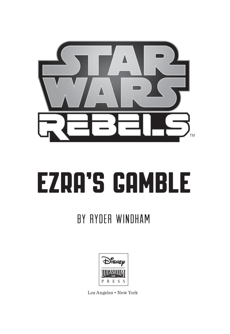 Star Wars Rebels: Ezra’s Gamble book cover