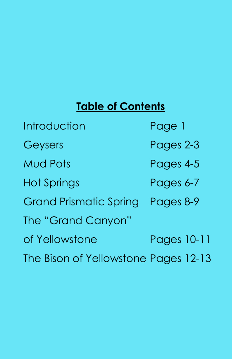 Yellowstone — page 1