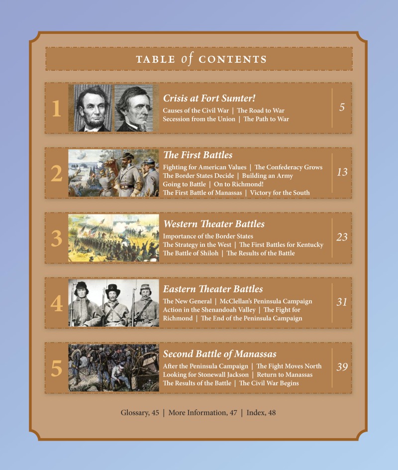 The Civil War Begins book cover