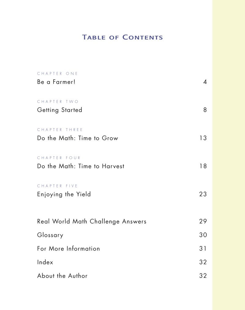 Real World Math: Gardening By The Numbers book cover