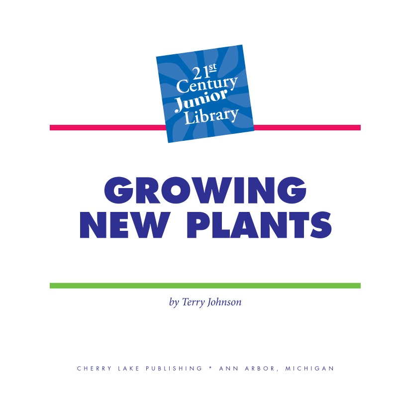 Growing New Plants book cover