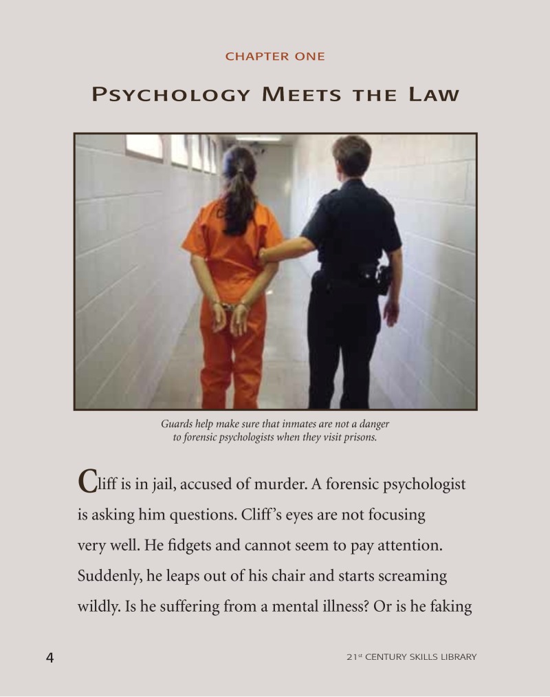 Cool Science Careers: Forensic Psychologist — page 1