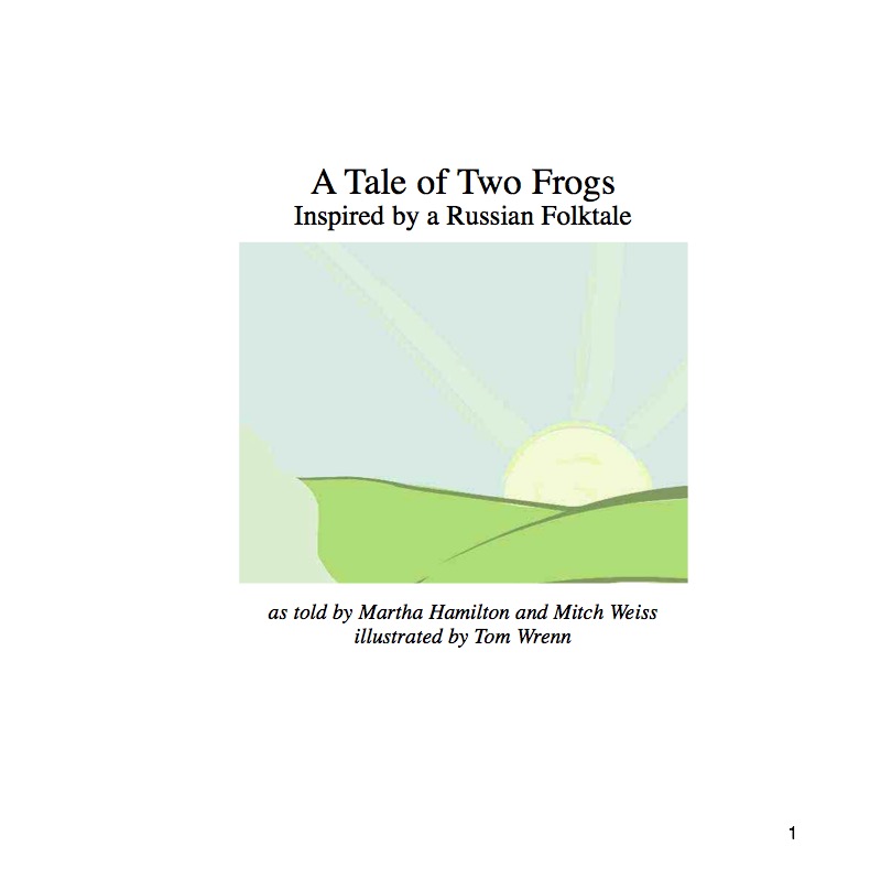 A Tale of Two Frogs book cover