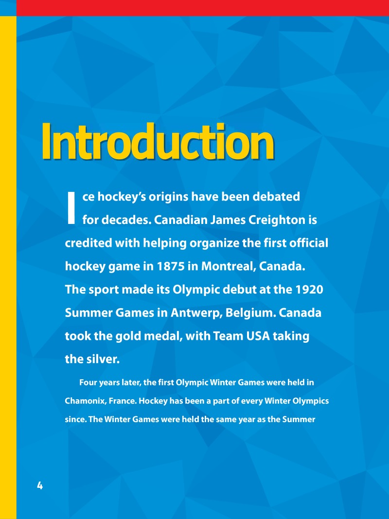 Great Moments in Olympic Ice Hockey — page 1