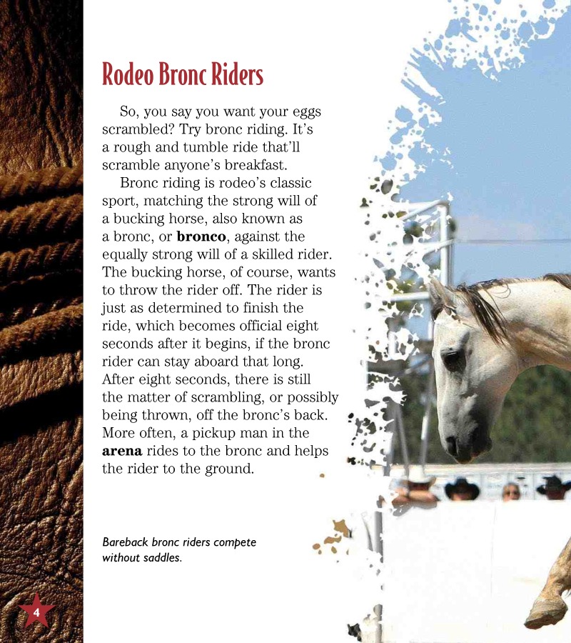 All About The Rodeo: Rodeo Bronc Riders — page 1