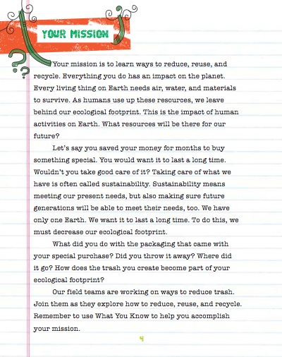 Save The Planet: Reduce, Reuse, And Recycle — page 1