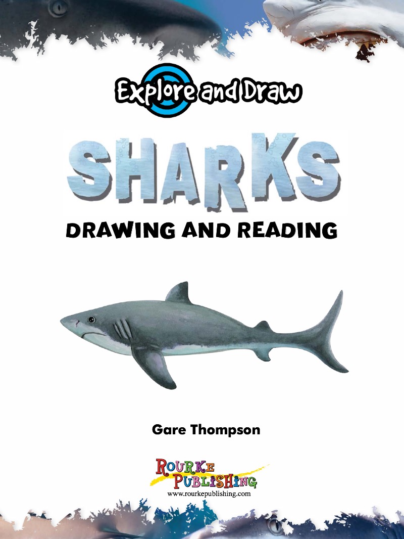 Explore And Draw: Sharks book cover