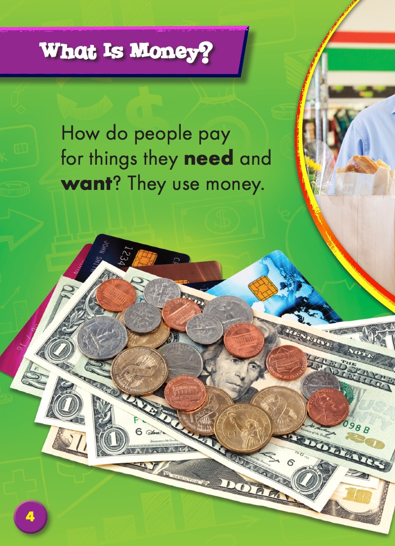 Money Matters: Types Of Money — page 1