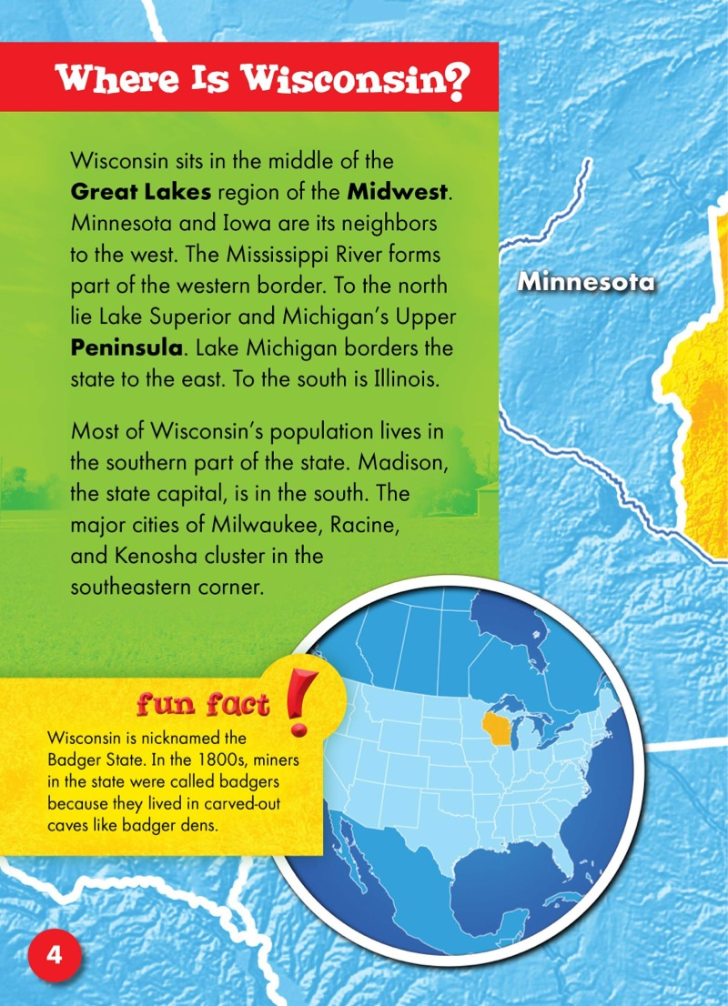 Exploring the States: Wisconsin — page 1