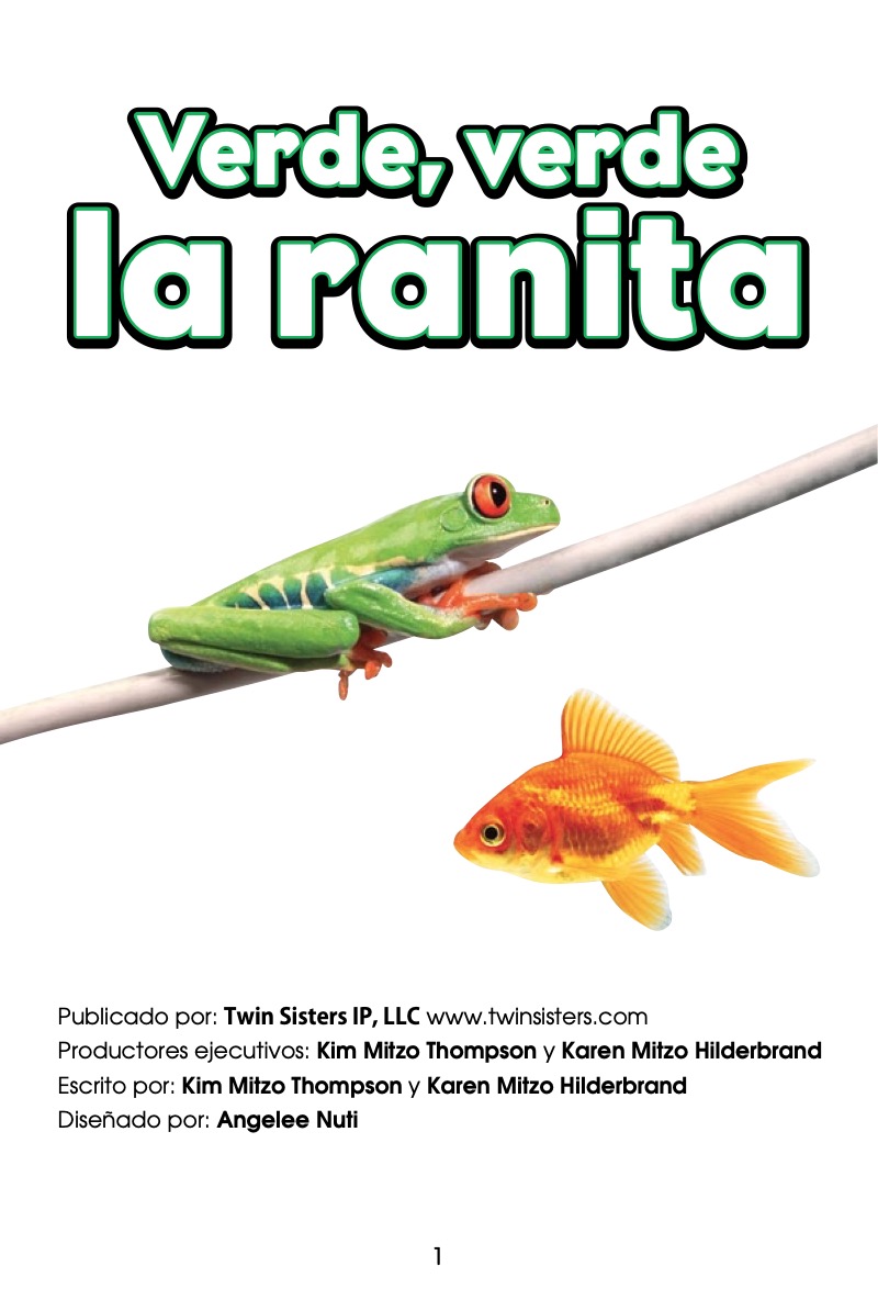 Verde, Verde La Ranita book cover