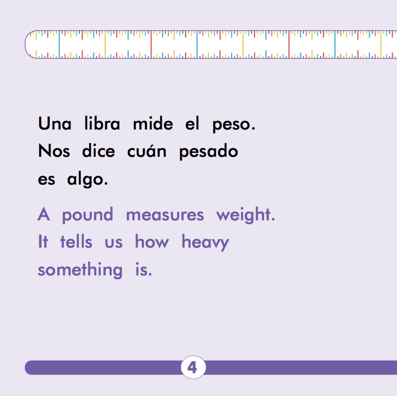 Libras, Pies Y Pulgadas (Pounds, Feet, and Inches: Measuring) — page 1
